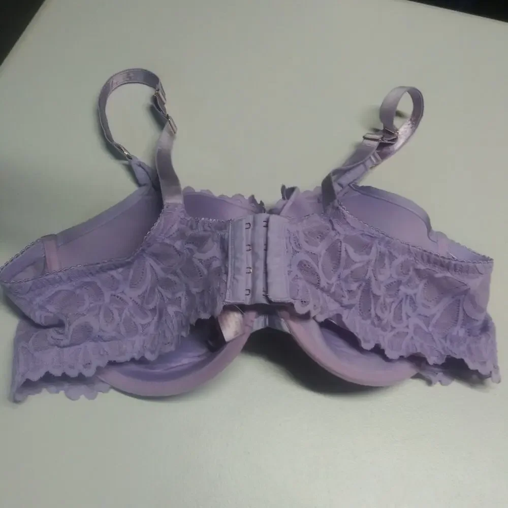 Savage X Fenty Savage Not Sorry Lightly Lined Lace Balconette Bra Size 44DD
